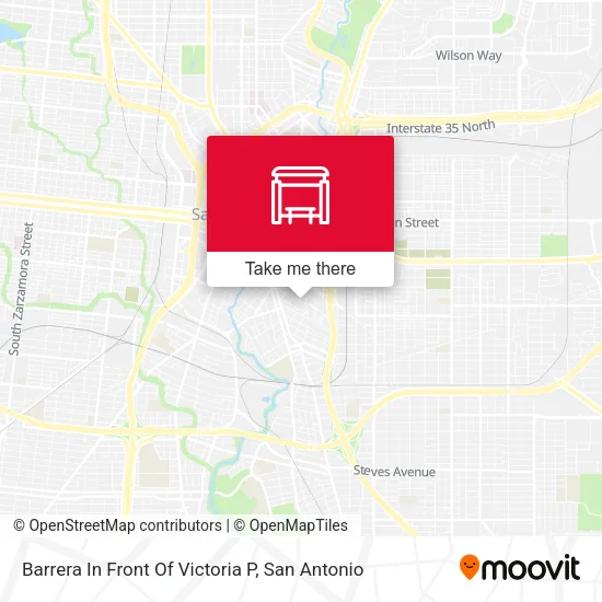 Barrera In Front Of Victoria P map