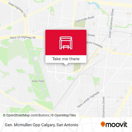 Gen. Mcmullen Opp Calgary map