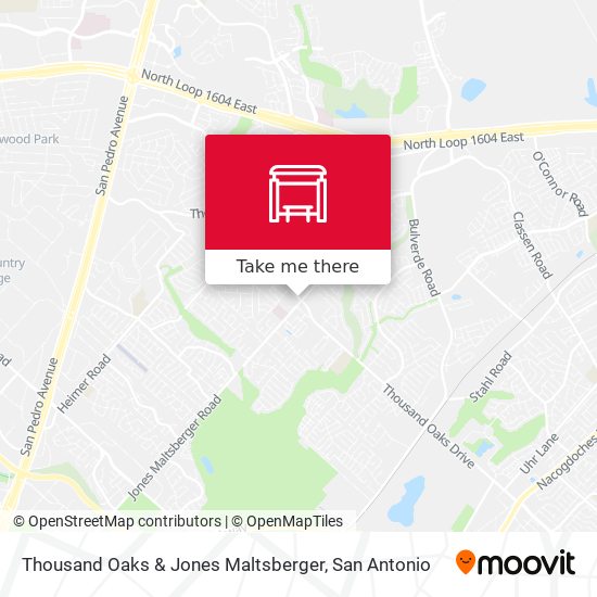 Thousand Oaks & Jones Maltsberger map