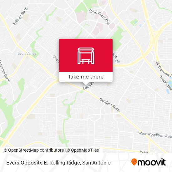 Evers Opposite E. Rolling Ridge map