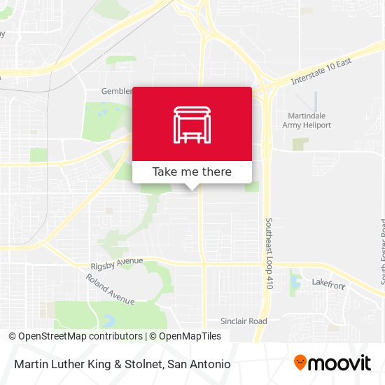 Martin Luther King & Stolnet map