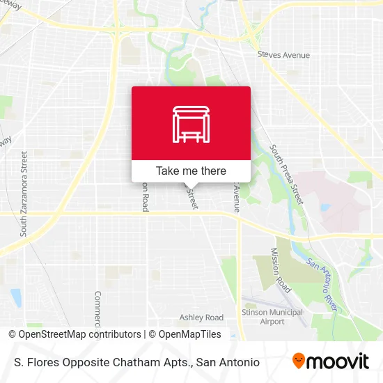 S. Flores Opposite Chatham Apts. map