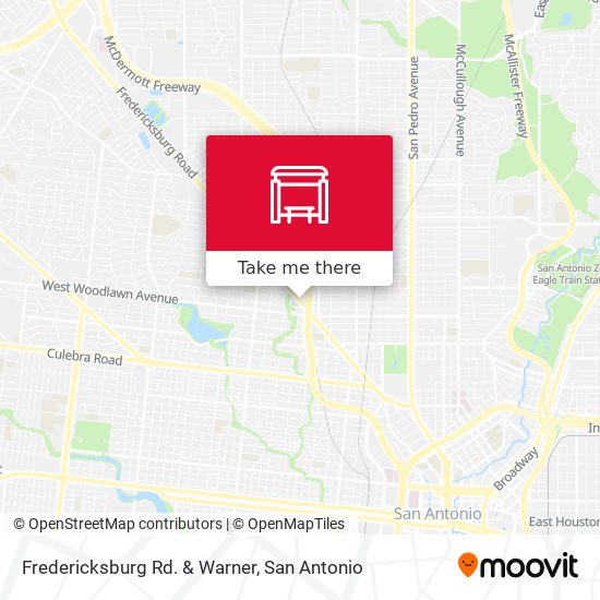 Mapa de Fredericksburg Rd. & Warner