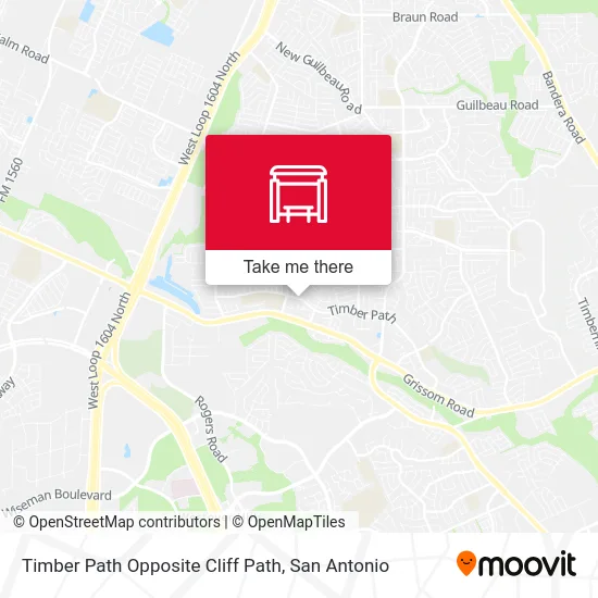Timber Path Opposite Cliff Path map