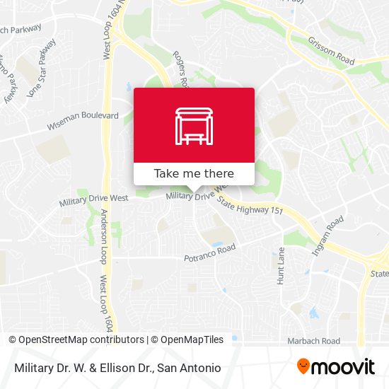 Mapa de Military Dr. W. & Ellison Dr.