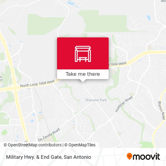 Mapa de Military Hwy. & End Gate