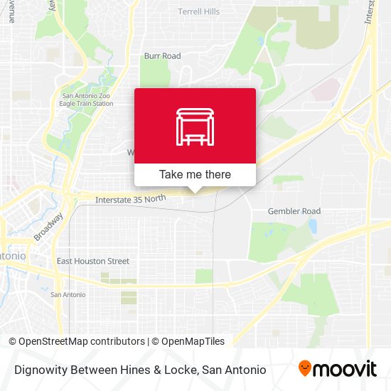 Mapa de Dignowity Between Hines & Locke