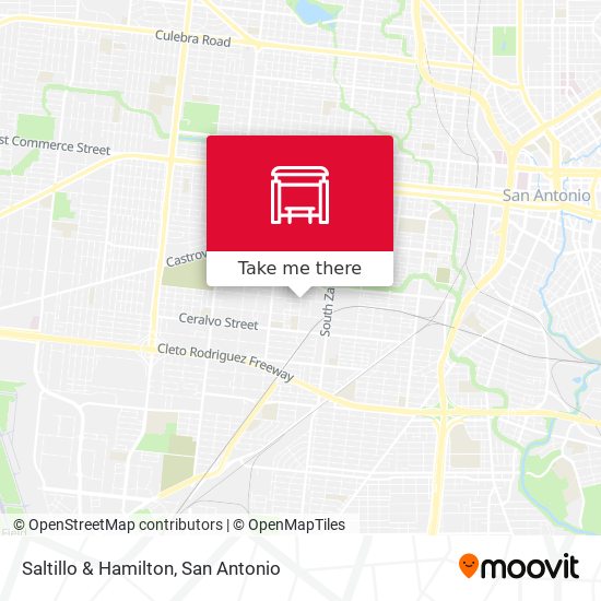 Saltillo & Hamilton map