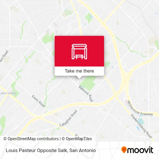 Mapa de Louis Pasteur Opposite Salk