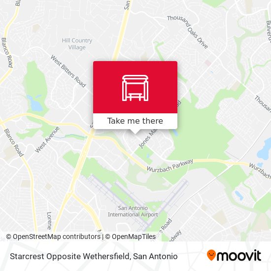 Starcrest Opposite Wethersfield map