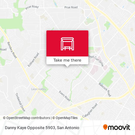 Mapa de Danny Kaye Opposite 5903