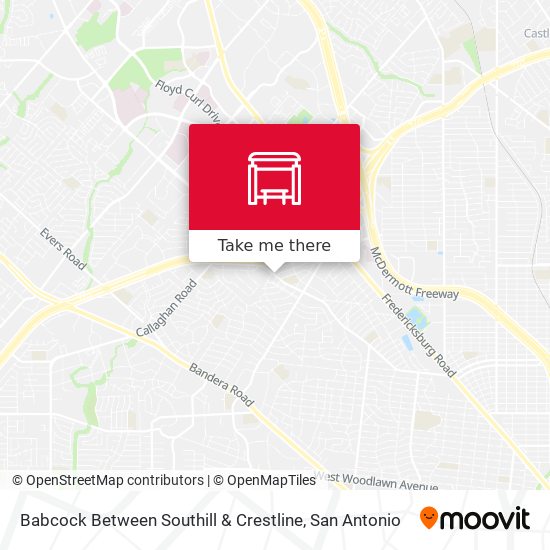 Mapa de Babcock Between Southill & Crestline