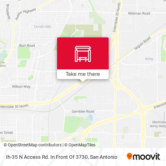 Mapa de Ih-35 N Access Rd. In Front Of 3730