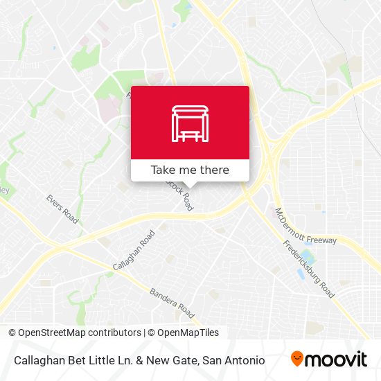 Callaghan Bet Little Ln. & New Gate map