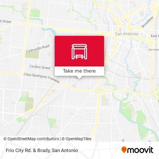 Mapa de Frio City Rd. & Brady