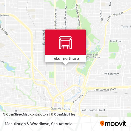Mccullough & Woodlawn map