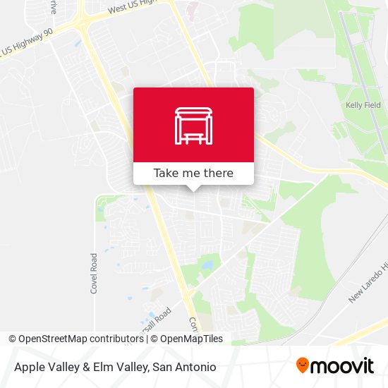 Apple Valley & Elm Valley map
