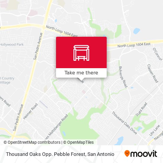 Mapa de Thousand Oaks Opp. Pebble Forest