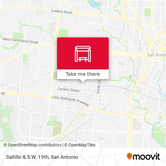 Mapa de Saltillo & S.W. 19th