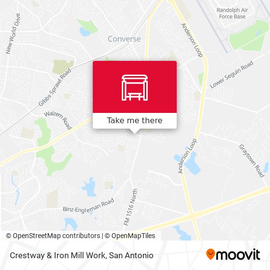Mapa de Crestway & Iron Mill Work