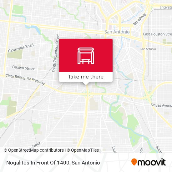 Mapa de Nogalitos In Front Of 1400