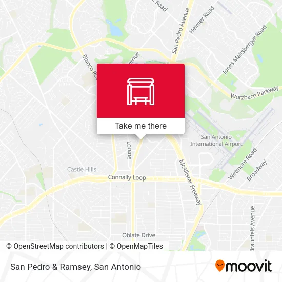 San Pedro & Ramsey map