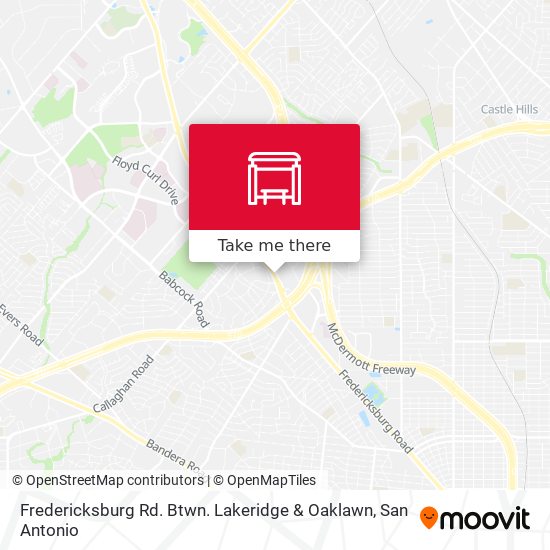 Fredericksburg Rd. Btwn. Lakeridge & Oaklawn map
