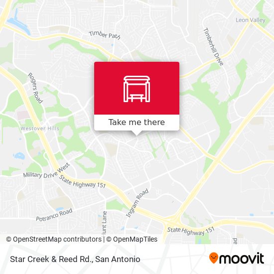 Star Creek & Reed Rd. map