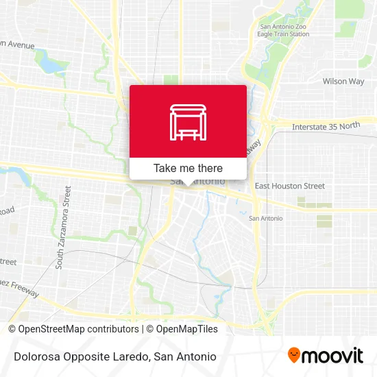 Dolorosa Opposite Laredo map
