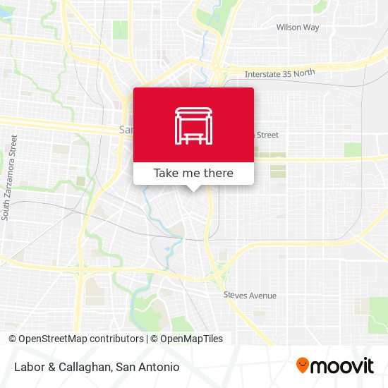 Mapa de Labor & Callaghan