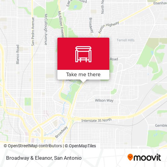 Broadway & Eleanor map