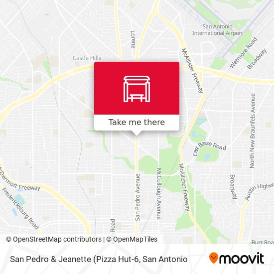 San Pedro & Jeanette map