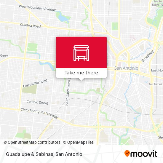 Guadalupe & Sabinas map
