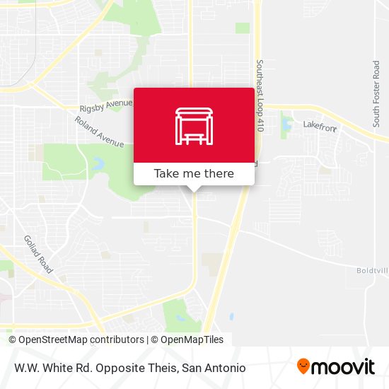 Mapa de W.W. White Rd. Opposite Theis