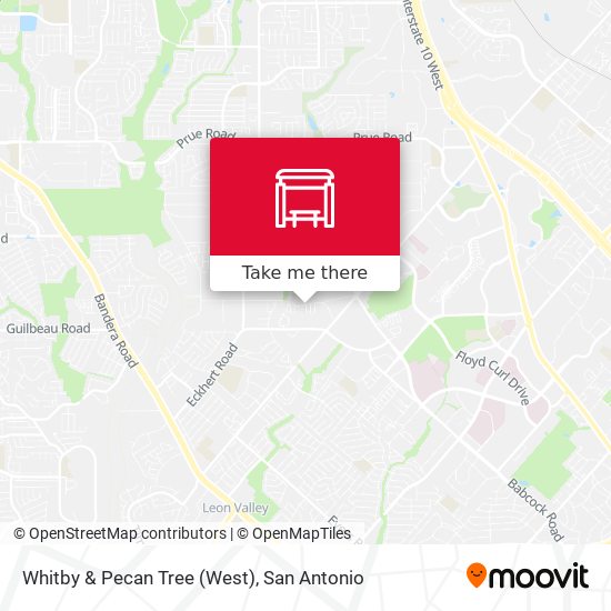 Whitby & Pecan Tree (West) map