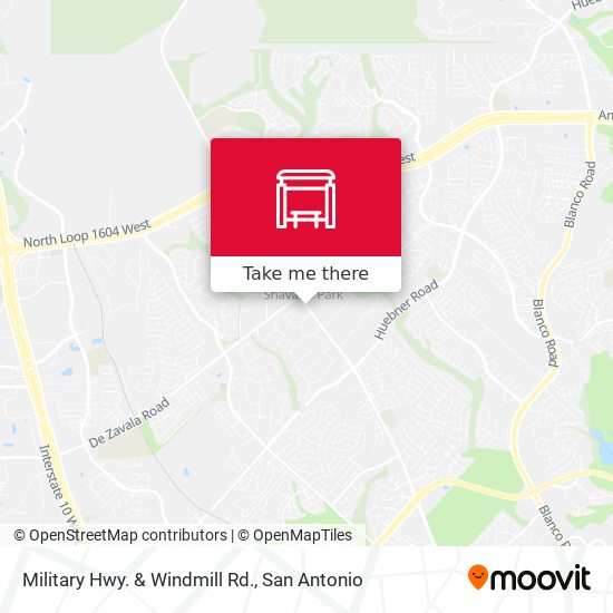 Military Hwy. & Windmill Rd. map