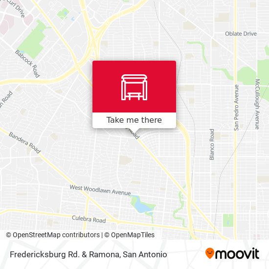 Mapa de Fredericksburg Rd. & Ramona