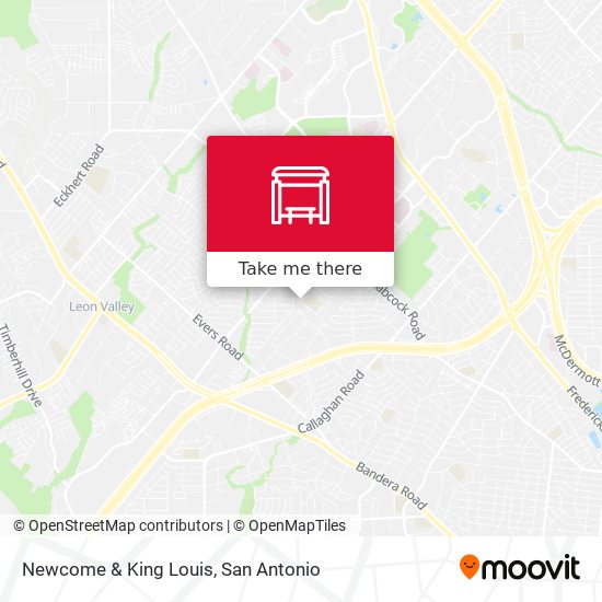 Mapa de Newcome & King Louis