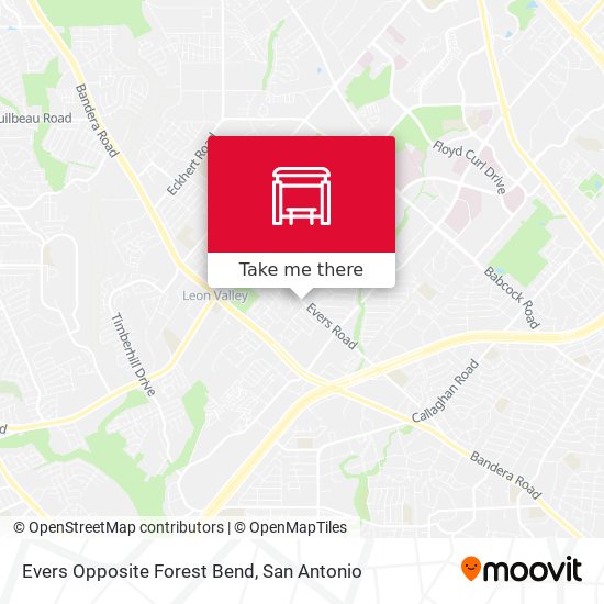 Evers Opposite Forest Bend map