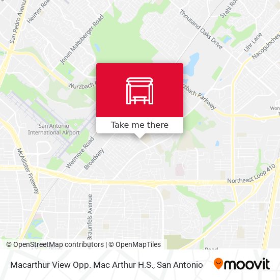 Macarthur View Opp. Mac Arthur H.S. map