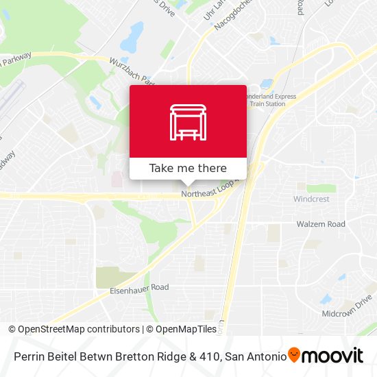 Perrin Beitel Betwn Bretton Ridge & 410 map