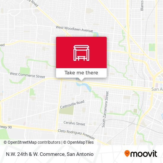 Mapa de N.W. 24th & W. Commerce
