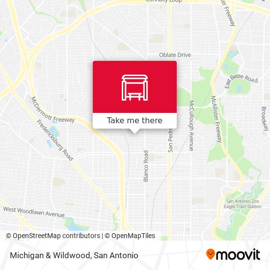 Michigan & Wildwood map
