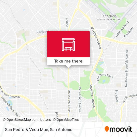 San Pedro & Veda Mae map