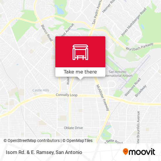 Isom Rd. & E. Ramsey map