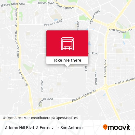 Adams Hill Blvd. & Farmsville map