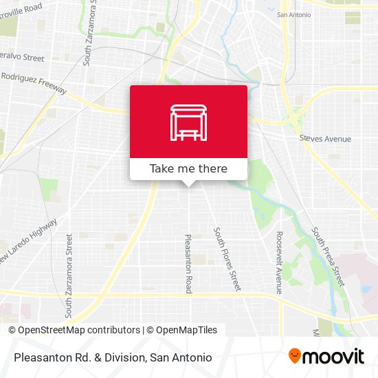 Pleasanton Rd. & Division map