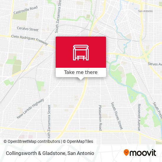 Collingsworth & Gladstone map