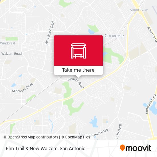 Mapa de Elm Trail & New Walzem