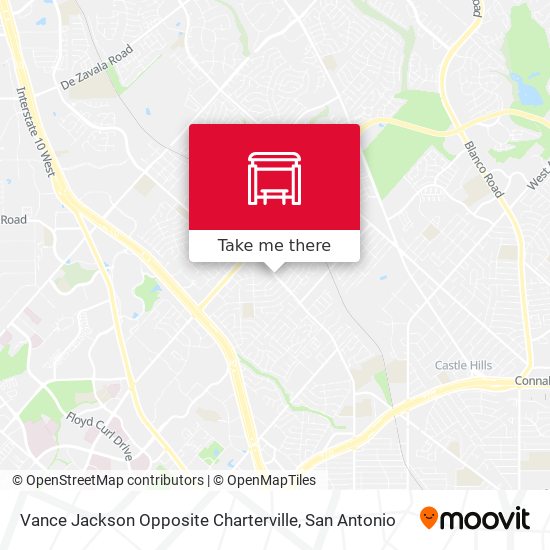 Mapa de Vance Jackson Opposite Charterville